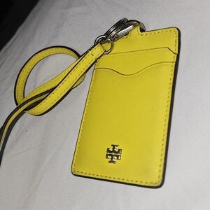 Tory Burch Lemon Yellow Card Holder
